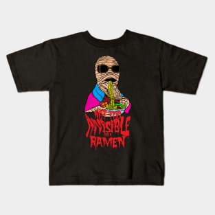 invisible man eat ramen Kids T-Shirt